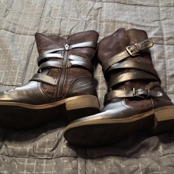 Black wrap moto boot - Picture 2 of 2